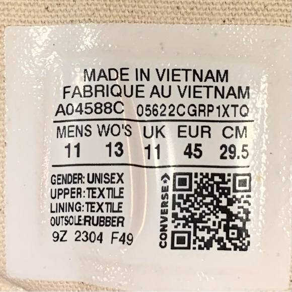 [BRAND NEW] CONVERSE CHUCK TAYLOR ALL STAR 70 HI VTG CANVAS TAWNY OWL SIZE 11 - Picture 8 of 9